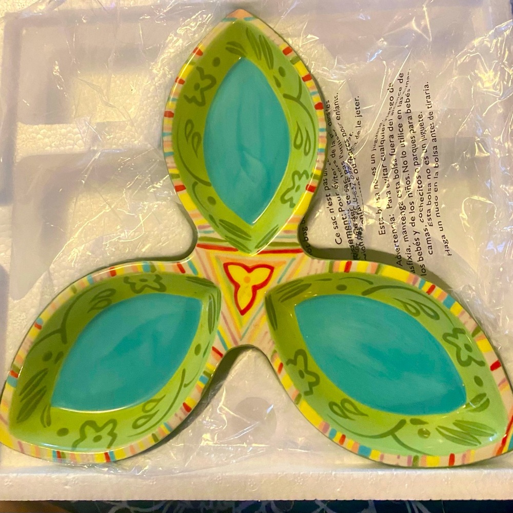 New! Partylite Outdoor Cafe Candleholder or Serving dish🎁